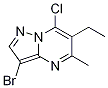 Pyrazolo[1,5-a]pyrimidine, 3-bromo-7-chloro-6-ethyl-5-methyl-