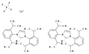 双(1,3-双(2,6-二异丙基苯基)咪唑-2-亚基)铜(I)四氟硼酸盐