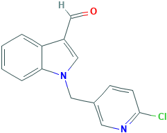 1-[(6-Chloro-3-pyridinyl)methyl]-1H-indole-3-carbaldehyde