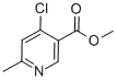 4-Chloro-6-methyl-3-pyridinecarboxylic acid methyl ester