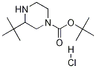 tert-butyl 3-tert-butylpiperazine-1-carboxylate hydrochloride