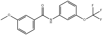 Benzamide, 3-methoxy-N-[3-(trifluoromethoxy)phenyl]-