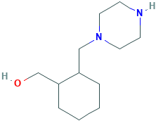 [2-(1-Piperazinylmethyl)cyclohexyl]methanol