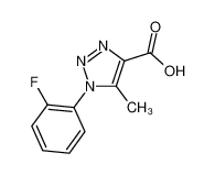 1-(2-氟苯基)-5-甲基-1H-1,2,3-三唑-4-羧酸