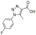 1-(4-氟苯基)-5-甲基-1,2,3-三唑-4-甲酸