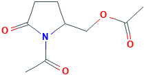 2-Pyrrolidinone, 1-acetyl-5-[(acetyloxy)methyl]-