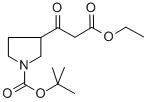 3-(2-ETHOXYCARBONYL-ACETYL)-PYRROLIDINE-1-CARBOXYLIC ACID TERT-BUTYL ESTER