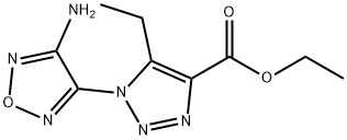 ethyl 1-(4-amino-1,2,5-oxadiazol-3-yl)-5-ethyl-1{H}-1,2,3-triazole-4-carboxylate