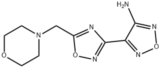 4-[5-(morpholin-4-ylmethyl)-1,2,4-oxadiazol-3-yl]-1,2,5-oxadiazol-3-amine