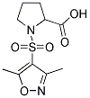 1-[(3,5-DIMETHYLISOXAZOL-4-YL)SULFONYL]PROLINE