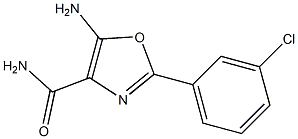 5-amino-2-(3-chlorophenyl)-1,3-oxazole-4-carboxamide