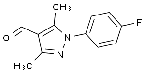 1-(4-氟苯基)-3,5-二甲基-1h-吡唑-4-甲醛