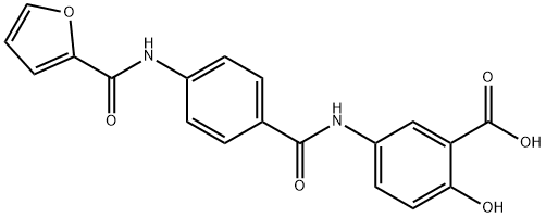 Benzoic acid, 5-[[4-[(2-furanylcarbonyl)amino]benzoyl]amino]-2-hydroxy-