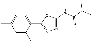 N-[5-(2,4-dimethylphenyl)-1,3,4-oxadiazol-2-yl]-2-methylpropanamide