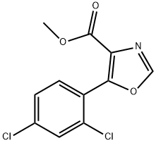 methyl 5-(2,4-dichlorophenyl)-1,3-oxazole-4-carboxylate