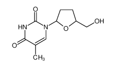 1-(5-(hydroxymethyl)tetrahydrofuran-2-yl)-5-methylpyrimidine-2,4(1H,3H)-dione