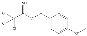 2,2,2-trichlorohydrin-4-methoxybenzyl ester per acetic acid