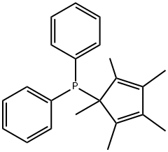 Phosphine, (1,2,3,4,5-pentamethyl-2,4-cyclopentadien-1-yl)diphenyl-