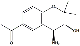 1-[(3R,4S)-4-amino-3-hydroxy-2,2-dimethyl-3,4-dihydrochromen-6-yl]ethanone