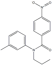 N-(3-methylphenyl)-4-nitro-N-propylbenzamide