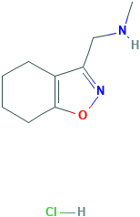 N-methyl-1-(4,5,6,7-tetrahydro-1,2-benzisoxazol-3-yl)methanamine(SALTDATA: HCl)