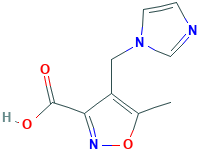 4-(imidazol-1-ylmethyl)-5-methyl-isoxazole-3-carboxylic acid