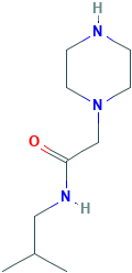 N-ISOBUTYL-2-PIPERAZIN-1-YLACETAMIDE