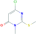 6-CHLORO-3-METHYL-2-(METHYLTHIO)-3,4-DIHYDROPYRIMIDIN-4-ONE