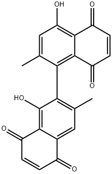 [1,2'-Binaphthalene]-5,5',8,8'-tetrone, 1',4-dihydroxy-2,3'-dimethyl-