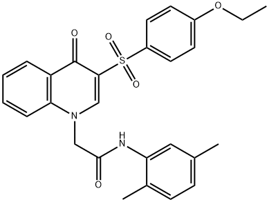 N-(2,5-dimethylphenyl)-2-[3-(4-ethoxyphenyl)sulfonyl-4-oxoquinolin-1-yl]acetamide