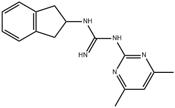 N'-(2,3-dihydro-1H-inden-2-yl)-N-(4,6-dimethylpyri midin-2-yl)guanidine