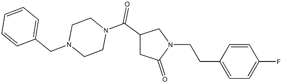 4-(4-benzylpiperazine-1-carbonyl)-1-[2-(4-fluorophenyl)ethyl]pyrrolidin-2-one