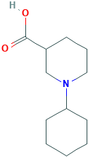 1-Cyclohexylpiperidine-3-carboxylic acidhydrochloride