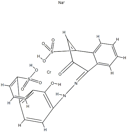 sodium [3-hydroxy-4-[(1-hydroxy-5-sulpho-2-naphthyl)azo]naphthalene-1-sulphonato(4-)]chromate(1-)