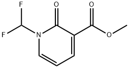 3-Pyridinecarboxylic acid, 1-(difluoromethyl)-1,2-dihydro-2-oxo-, methylester