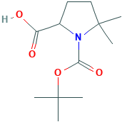 1-(tert-butoxycarbonyl)-5,5-dimethylpyrrolidine-2-carboxylic acid