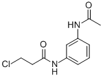 N-(3-乙酰氨基苯基)-3-氯-丙酰胺