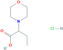 2-(4-morpholinyl)butanoic acid hydrochloride