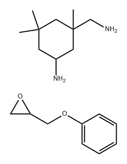 Cyclohexanemethanamine, 5-amino-1,3,3-trimethyl-, reaction products with glycidyl Ph ether