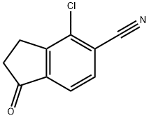 1H-Indene-5-carbonitrile, 4-chloro-2,3-dihydro-1-oxo-