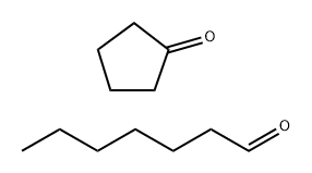 Heptanal, reaction products with cyclopentanone, dehydrated, hydrated, distn. residues