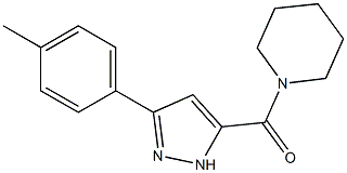 [3-(4-methylphenyl)-1H-pyrazol-5-yl]-piperidin-1-ylmethanone