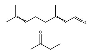 2,6-Octadienal, 3,7-dimethyl-, reaction products with Me Et ketone, cyclized, by-products from distn. residues