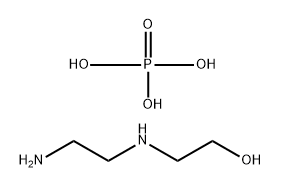 Phosphoric acid, mono(C8-18 and C18-unsatd. branched and linear alkyl) esters, compds. with 2-[(2-aminoethyl)amino]ethanol