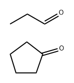 Propanal, reaction products with cyclopentanone, dehydrated, hydrated, distn. residues