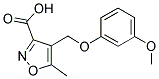 4-[(3-METHOXYPHENOXY)METHYL]-5-METHYLISOXAZOLE-3-CARBOXYLIC ACID