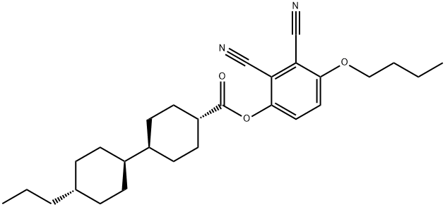 [1,1'-Bicyclohexyl]-4-carboxylic acid, 4'-propyl-, 4-butoxy-2,3-dicyanophenyl ester, [trans(trans)]- (9CI)