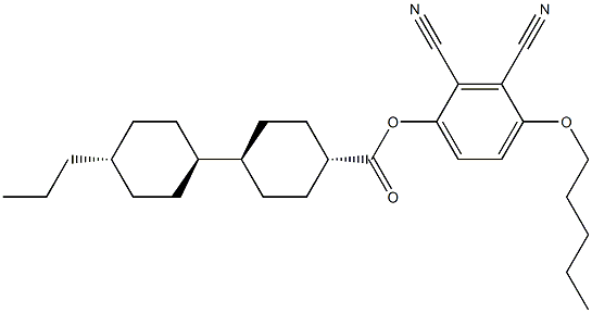 [反式(反式)]-4'-丙基-[1,1'-联环己烷]-4-羧酸 2,3-二氰基-4-(戊氧基)苯基酯