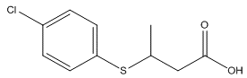 3-(4-Chlorophenylthio)Butyric Acid