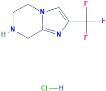 2-(trifluoromethyl)-5,6,7,8-tetrahydroimidazo[1,2-a]pyrazine hydrochloride